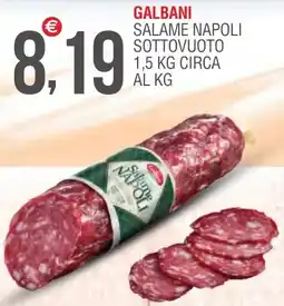 Caramico Galbani salame napoli sottovuoto offerta