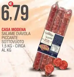 Caramico Casa modena salame diavola piccante sottovuoto offerta
