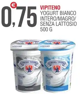 Caramico Vipiteno yogurt bianco intero/magro/ senza lattosio offerta