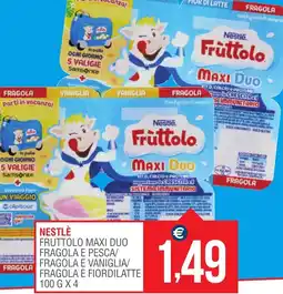 Caramico Nestlè fruttolo maxi duo fragola e pesca/ fragola e vaniglia/ fragola e fiordilatte offerta