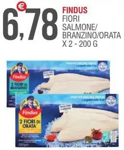 Caramico Findus fiori salmone/ branzino/orata x2 offerta