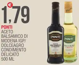 Caramico Ponti aceto balsamico di modena igp/ dolceagro condimento delicato offerta