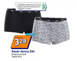 Action Boxer donna Ziki offerta