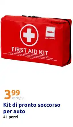 Action Kit di pronto soccorso per auto offerta