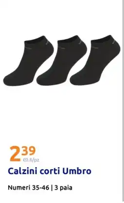 Action Calzini corti Umbro offerta