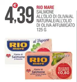 Caramico Rio mare salmone all'olio di oliva/al naturale/all'olio di oliva affumicato offerta