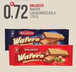 Caramico Balocco wafer cacao/nocciola offerta
