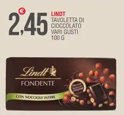 Caramico Lindt tavoletta di cioccolato offerta