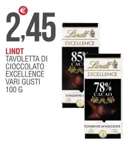 Caramico Lindt tavoletta di cioccolato excellence offerta
