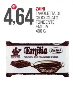 Caramico Zaini tavoletta di cioccolato fondente emilia offerta