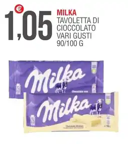Caramico Milka tavoletta di cioccolato offerta