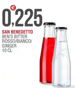 Caramico San benedetto ben's bitter rosso/bianco/ ginger offerta
