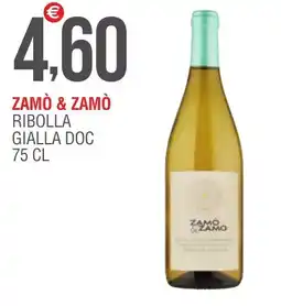 Caramico Zamò & zamó ribolla gialla doc offerta