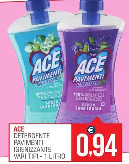 Caramico Ace detergente pavimenti igienizzante offerta