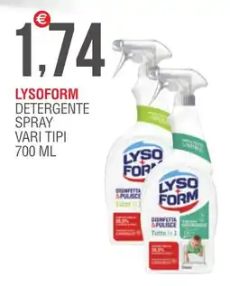 Caramico Lysoform detergente spray offerta