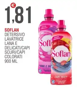 Caramico Soflan detersivo lavatrice lana e delicati/capi scuri/capi colorati offerta