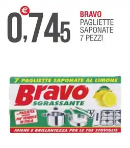 Caramico Bravo pagliette saponate 7 pezzi offerta