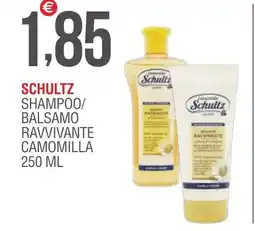Caramico Schultz shampoo/ balsamo ravvivante camomilla offerta