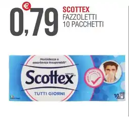 Caramico Scottex fazzoletti 10 pacchetti offerta