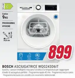 Trony BOSCH ASCIUGATRICE WQG243D6IT offerta