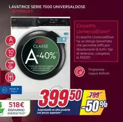 Trony AEG LAVATRICE SERIE 7000 UNIVERSALDOSE LR7FH104VY offerta