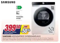 Trony SAMSUNG ASCIUGATRICE DV90DG6845LKU3 offerta