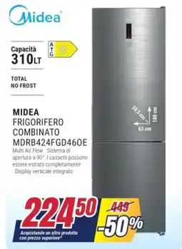 Trony MIDEA FRIGORIFERO COMBINATO MDRB424FGD460E offerta