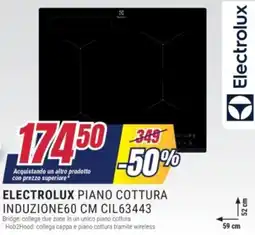 Trony ELECTROLUX PIANO COTTURA INDUZIONE60 CM CIL63443 offerta