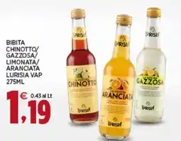 Interspar Bibita chinotto/ gazzosa/ limonata/ aranciata lurisia vap offerta