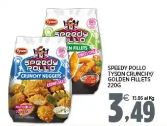 Speedy pollo tyson crunchy/ golden fillets