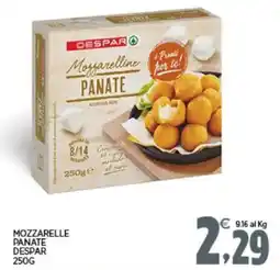 Interspar Mozzarelle panate DESPAR offerta