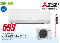 Trony MITSUBISHI ELECTRIC KIT 12000 BTU MUZ-DW35VF+ MSZ-DW35VF offerta