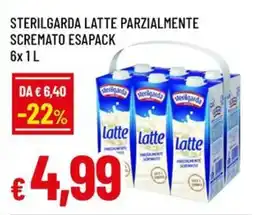 A&O Sterilgarda latte parzialmente scremato esapack offerta