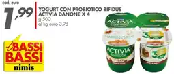 Italmark Yogurt con probiotico bifidus activia danone offerta