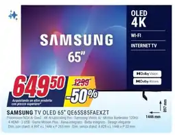 Trony SAMSUNG TV OLED 65" QE65S85FAEXZT offerta