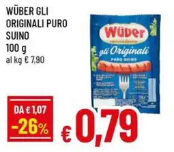 A&O Wüber gli originali puro suino offerta