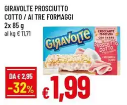 A&O Giravolte prosciutto cotto/ai tre formaggi offerta