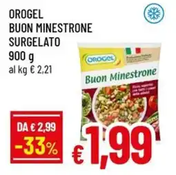 A&O Orogel buon minestrone surgelato offerta
