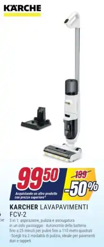 Trony Karcher lavapavimenti FCV-2 offerta