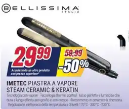 Trony IMECTEC piastra a vapore steam ceramic & keratin offerta