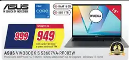 Trony ASUS VIVOBOOK S S3607VA-RP002W offerta