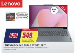 Trony LENOVO IDEAPAD SLIM 3 82XM013PIX offerta