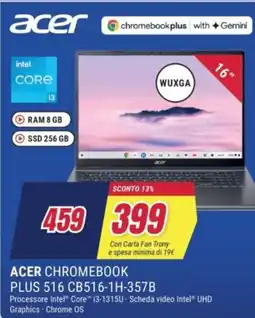 Trony ACER CHROMEBOOK PLUS 516 CB516-1H-357B offerta