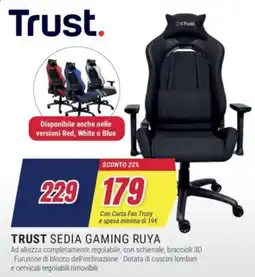 Trony Trust sedia gaming ruya offerta
