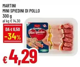 A&O Martini mini spiedini di pollo offerta
