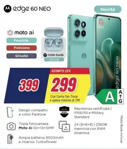 Trony moe colori Pantone offerta