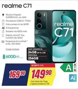 Trony realme C71 offerta