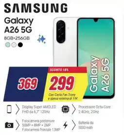 Trony SAMSUNG Galaxy A26 5G offerta