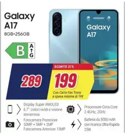 Trony Galaxy A17 SAMSUNG offerta