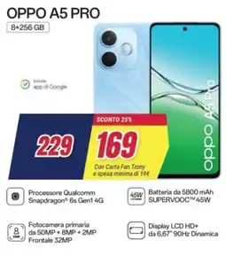 Trony OPPO A5 PRO 8+256 GB offerta